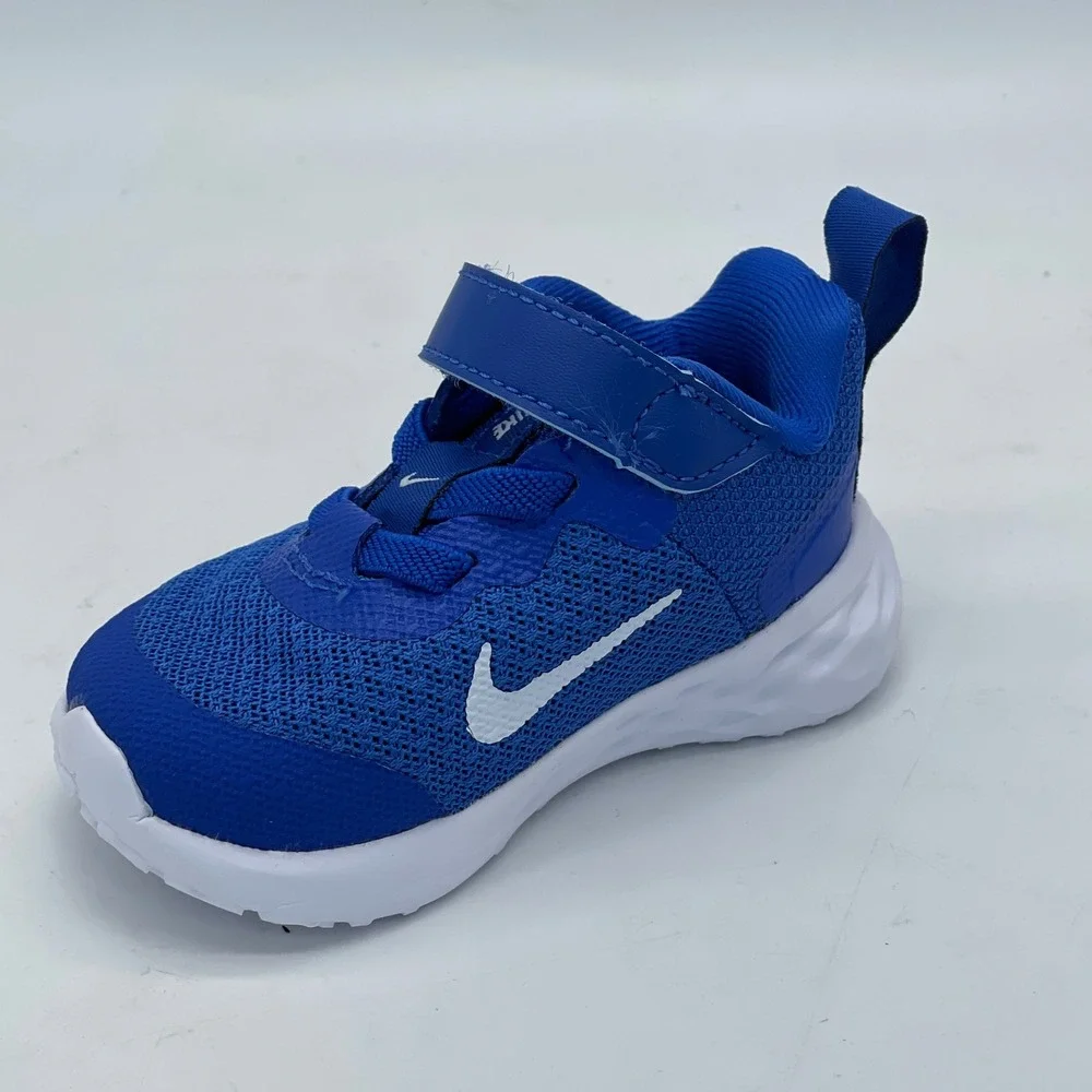 Nike Revolution 6 NN TDV Toddler Sneakers Blue White DD1094-411 Size 2C